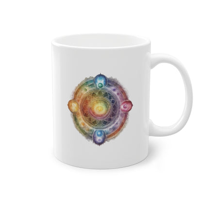 Weisse Tasse Chakra 1