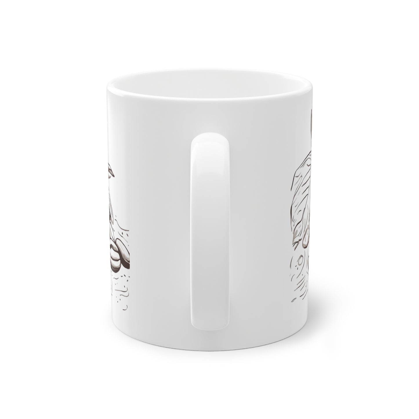 Weisse Tasse Kaffee