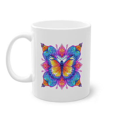 Mandala Mandala Tasse Schmetterling 2