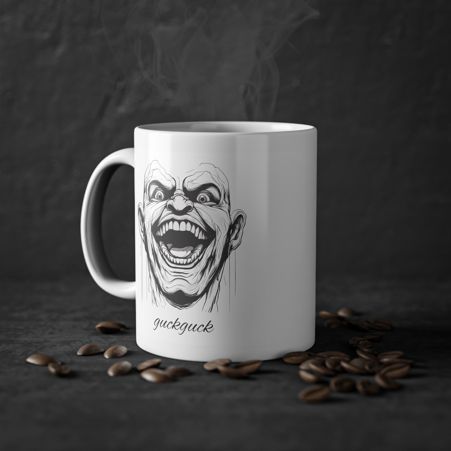 Weisse Horror Tasse 4