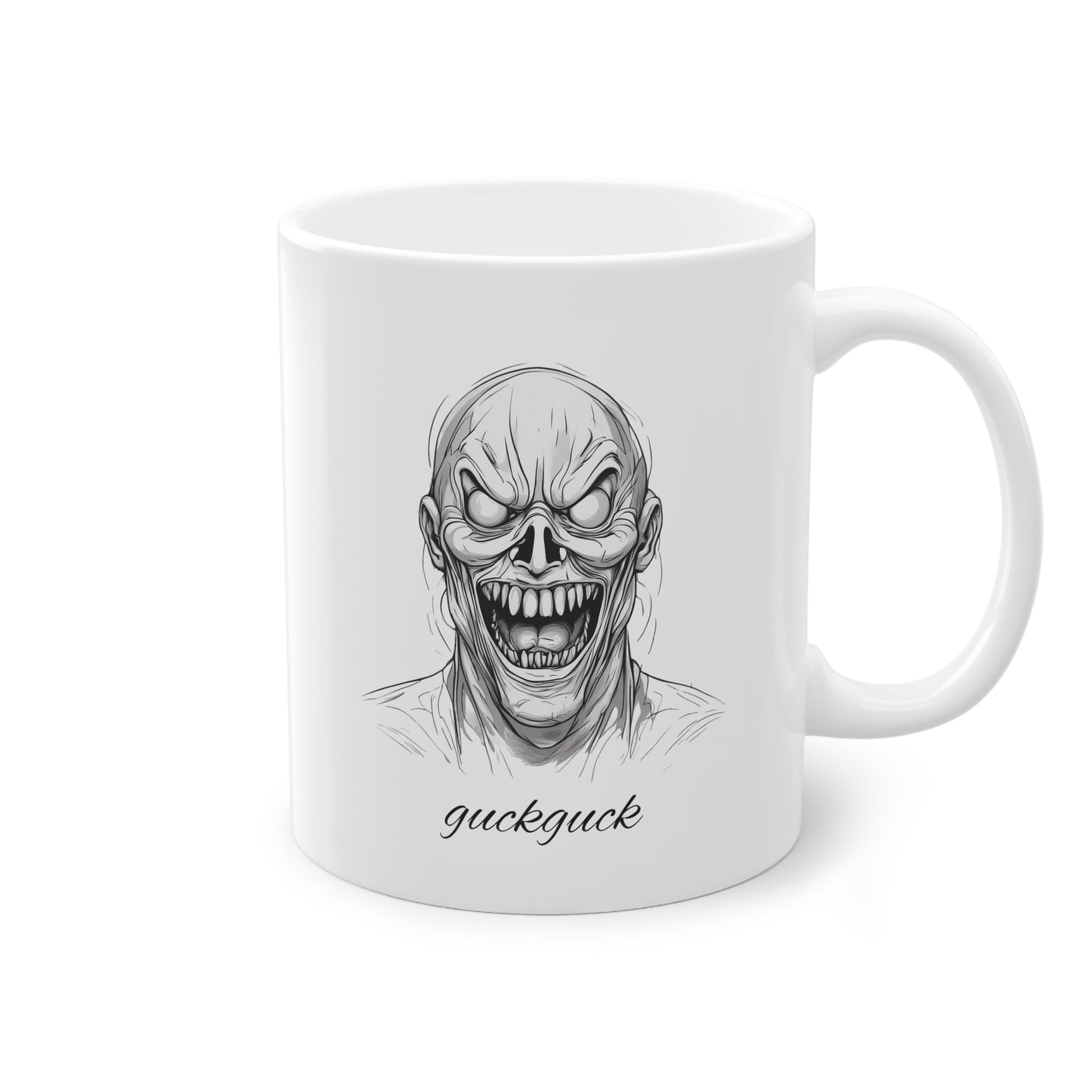 Weisse Horror Tasse 3