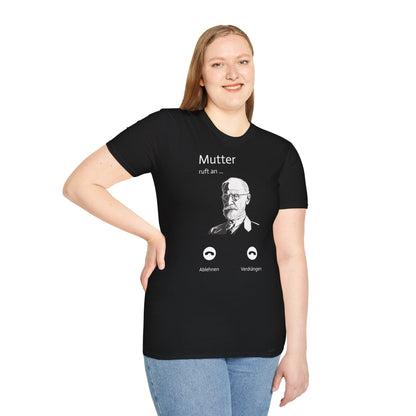 Philosophen T-Shirt schwarz Freud & Mutter