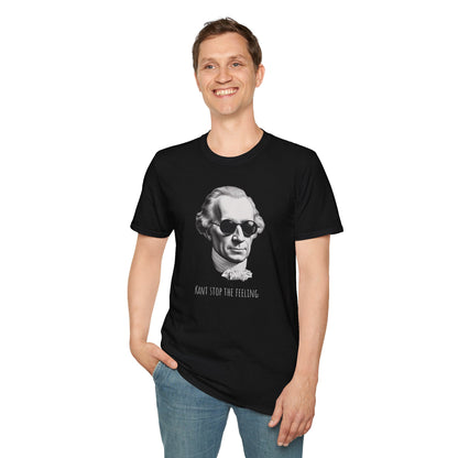 Philosophen T-Shirt schwarz "Can`t stop the Feeling"