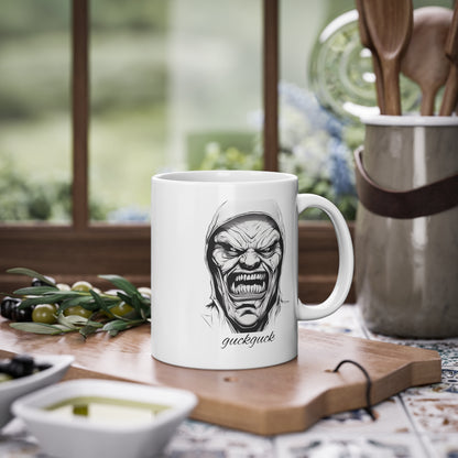 Weisse Horror Tasse 9