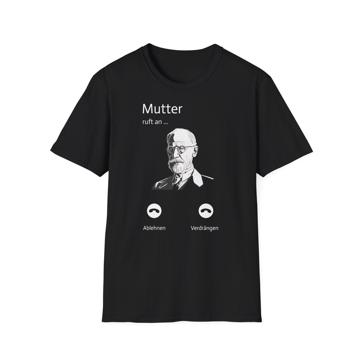 Philosophen T-Shirt schwarz Freud & Mutter