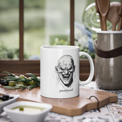 Weisse Horror Tasse 2