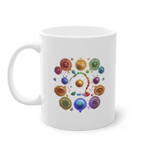 Weisse Tasse Chakra 2