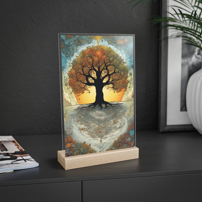 Acrylbild spiritueller Baum des Lebens 2