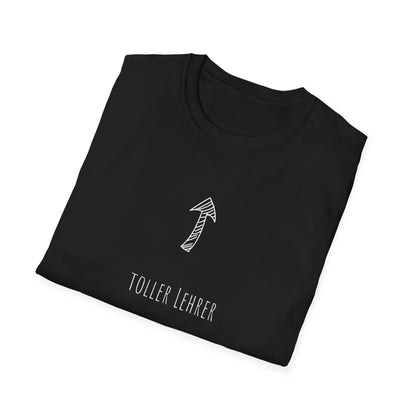 Design T-Shirt schwarz "toller Lehrer"