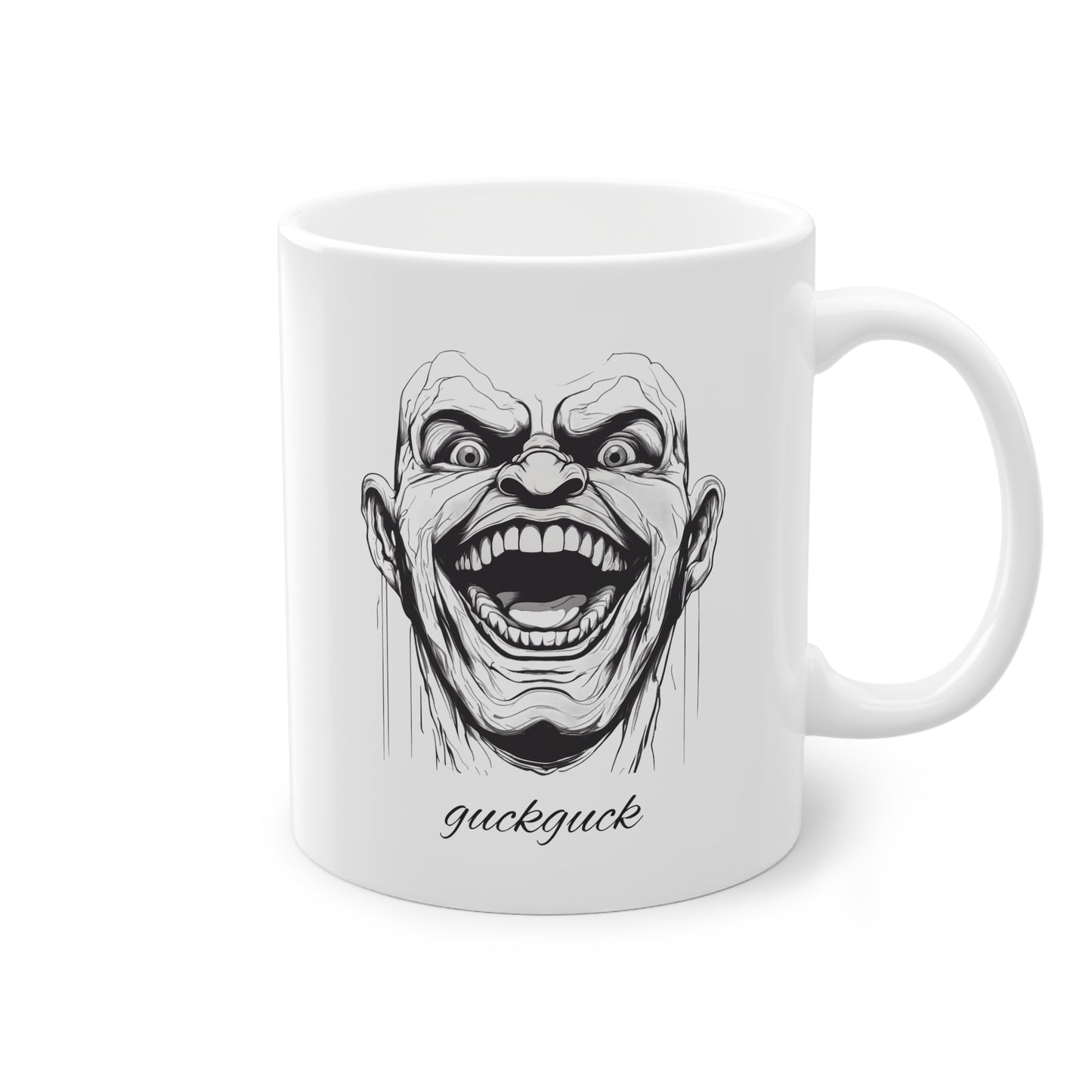 Weisse Horror Tasse 4