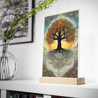 Acrylbild spiritueller Baum des Lebens 2