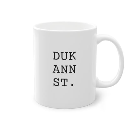 Weisse Design Tasse "Du kannst"