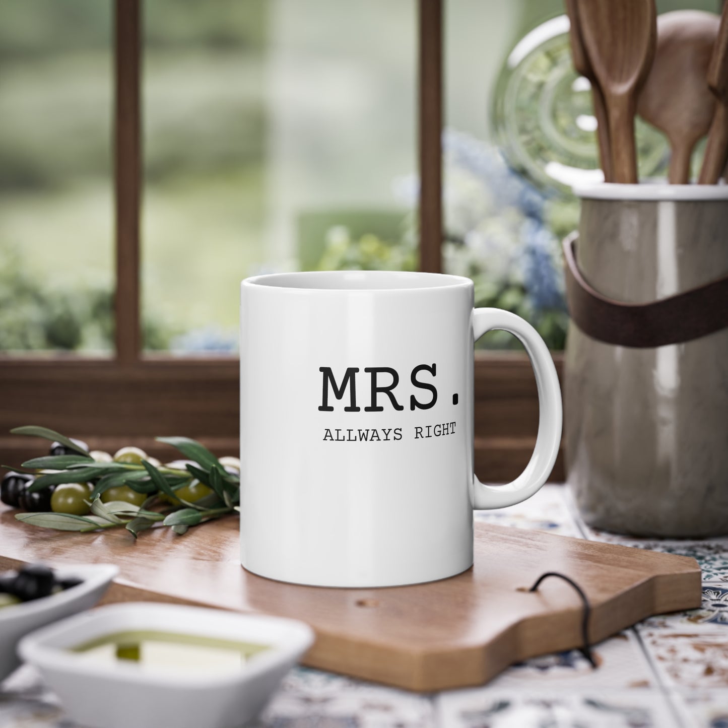 Weisse Design Partnerasse "Mrs."