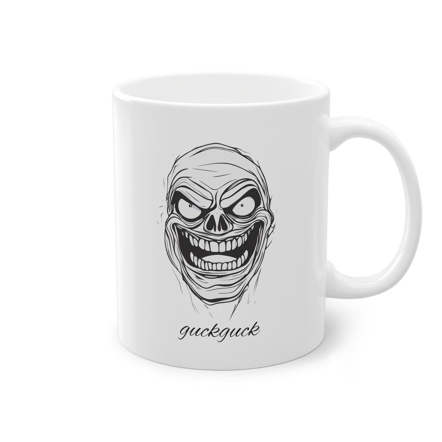 Weisse Horror Tasse 6