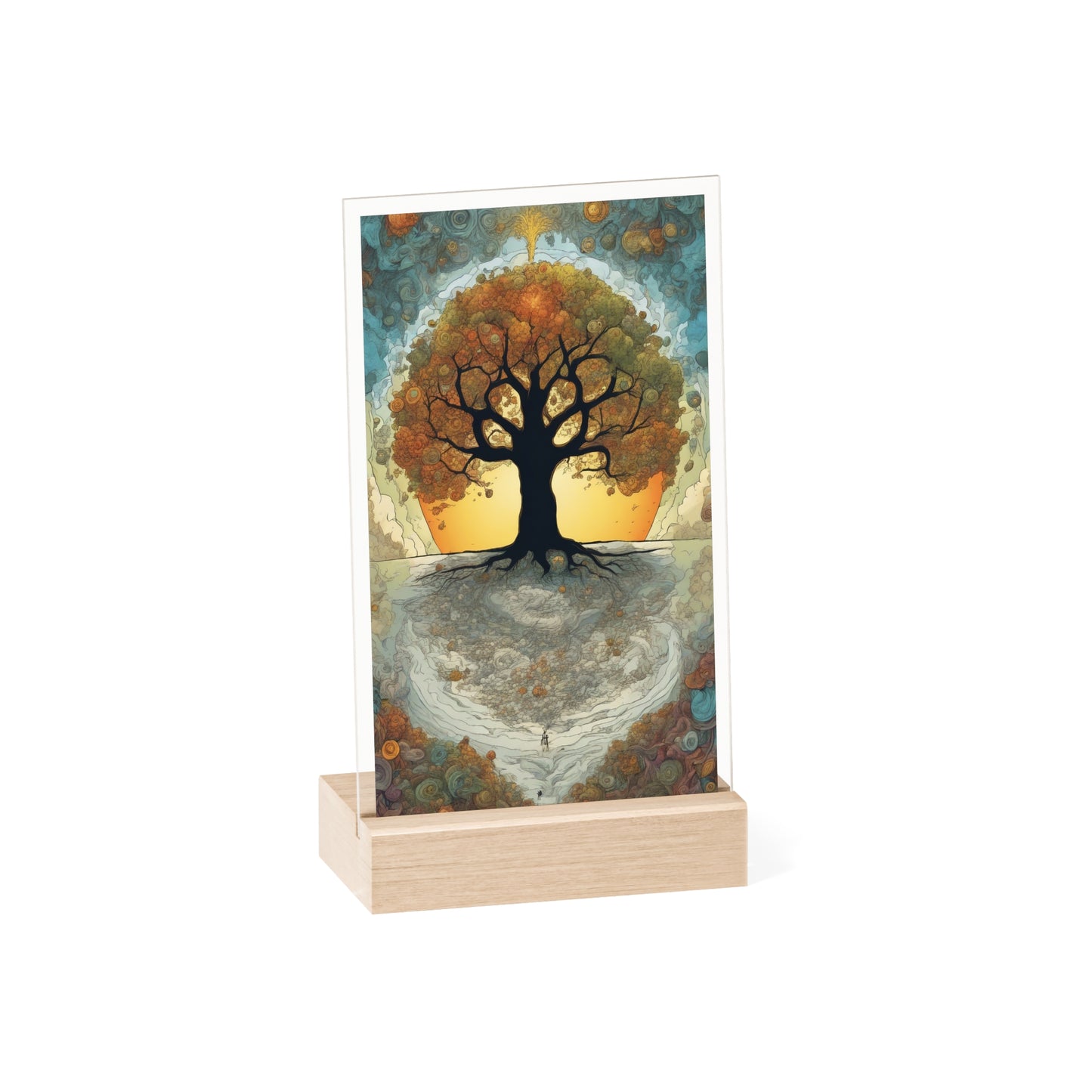 Acrylbild spiritueller Baum des Lebens 2