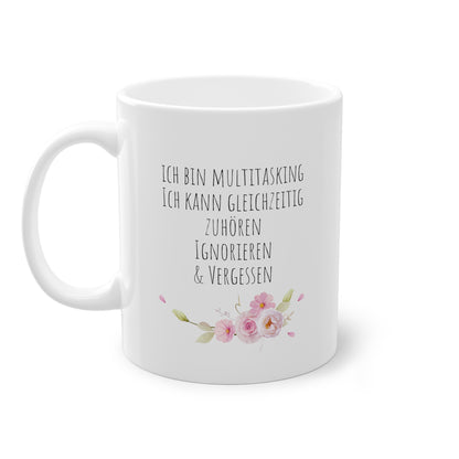 Weiße Büro Tasse "Multitasking"