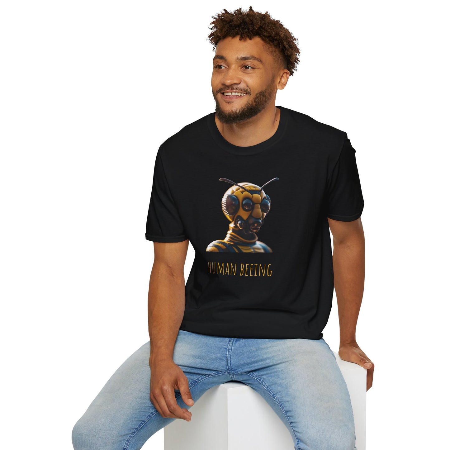 T-Shirt schwarz Human beeing