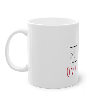 Weisse Tasse Oma Liebe