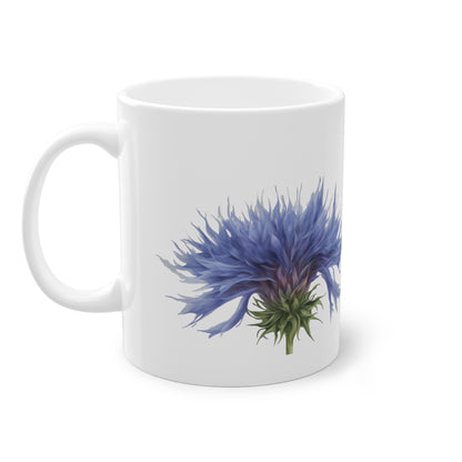 Weisse Blumen Tasse Kornblumen 2