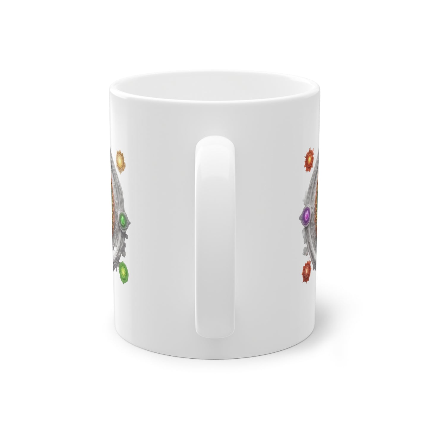 Weisse Tasse Chakra 6