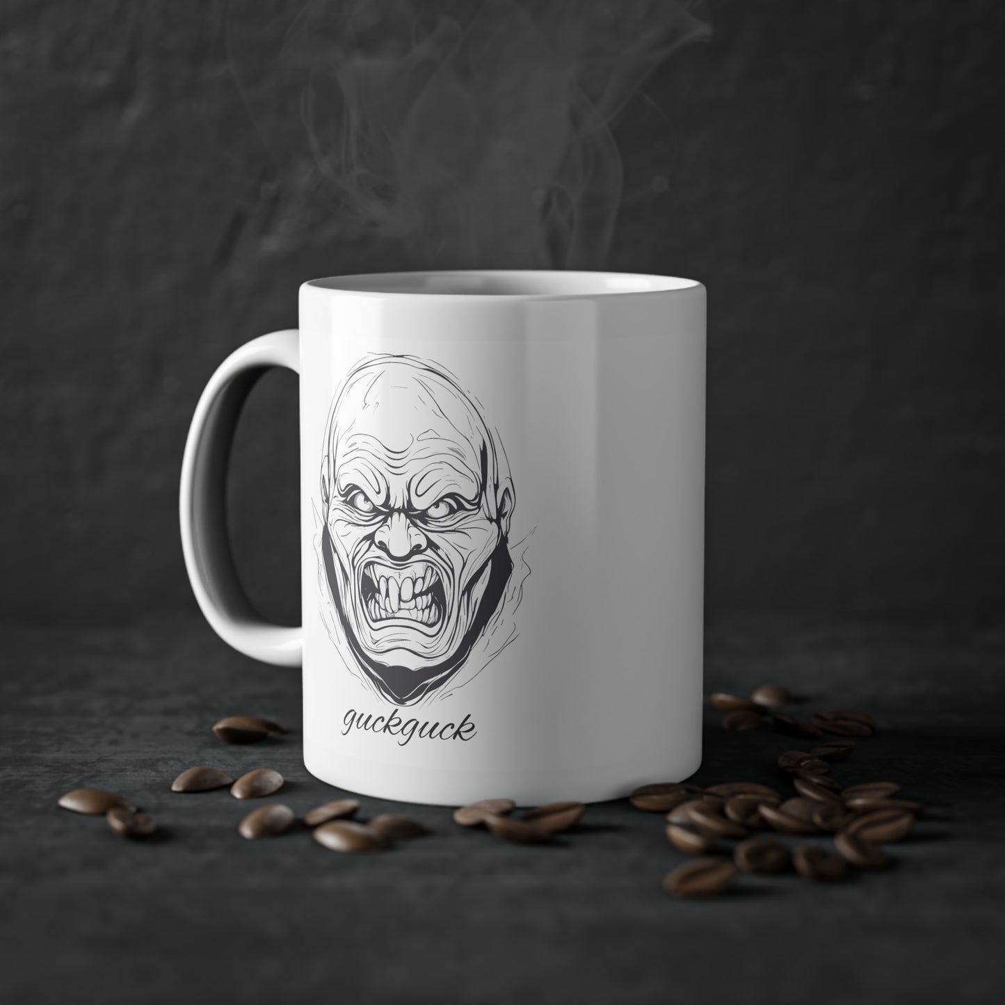 Weisse Horror Tasse 7