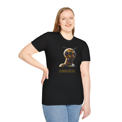 T-Shirt schwarz Human beeing