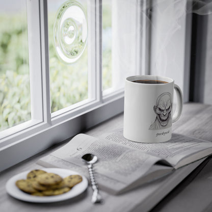 Weisse Horror Tasse 8