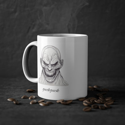 Weisse Horror Tasse 8