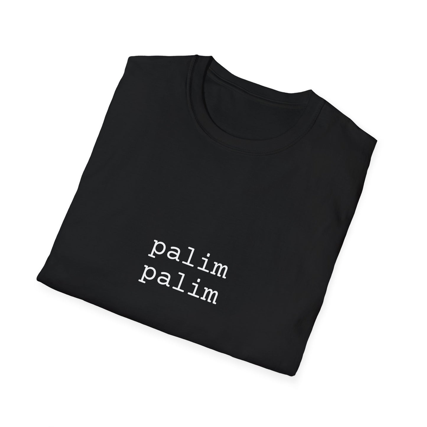 Design T-Shirt schwarz "palim palim"