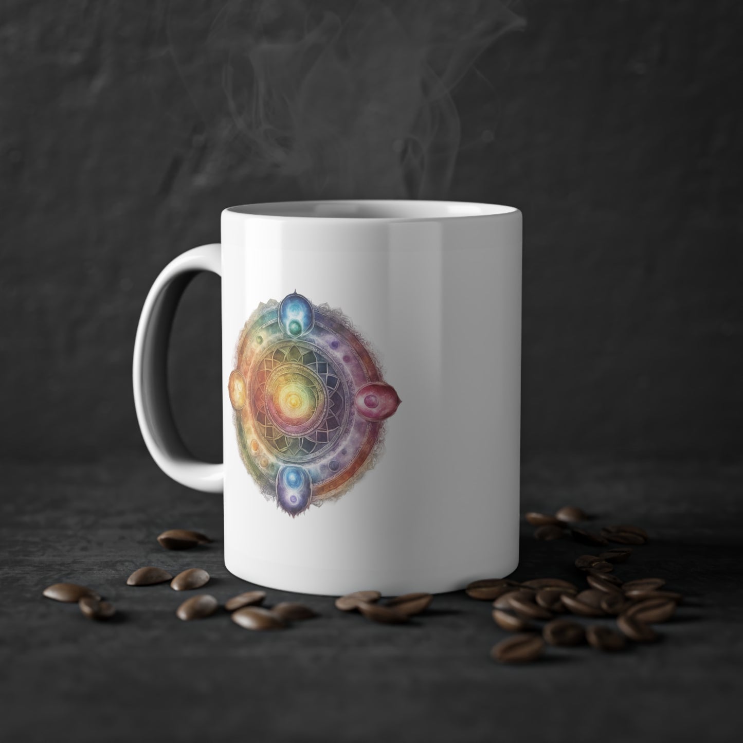 Weisse Tasse Chakra 1