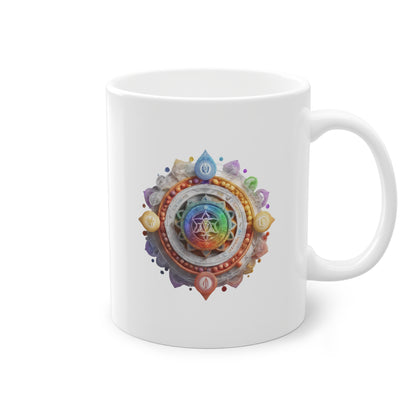 Weisse Tasse Chakra 3