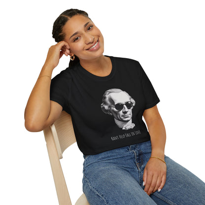 Philosophen T-Shirt schwarz "Can`t help fall in Love"