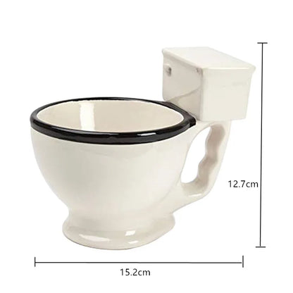 Tasse in Toiletten Form. Wahlweise mit Inhalt